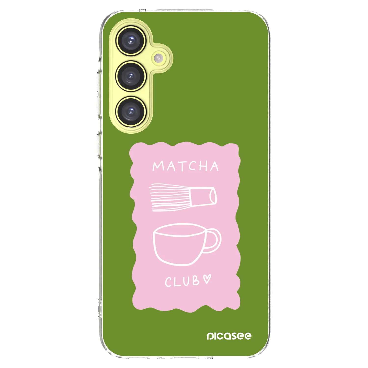 Picasee silikónový prehľadný obal pre Samsung Galaxy A35 5G A356B - Matcha club
