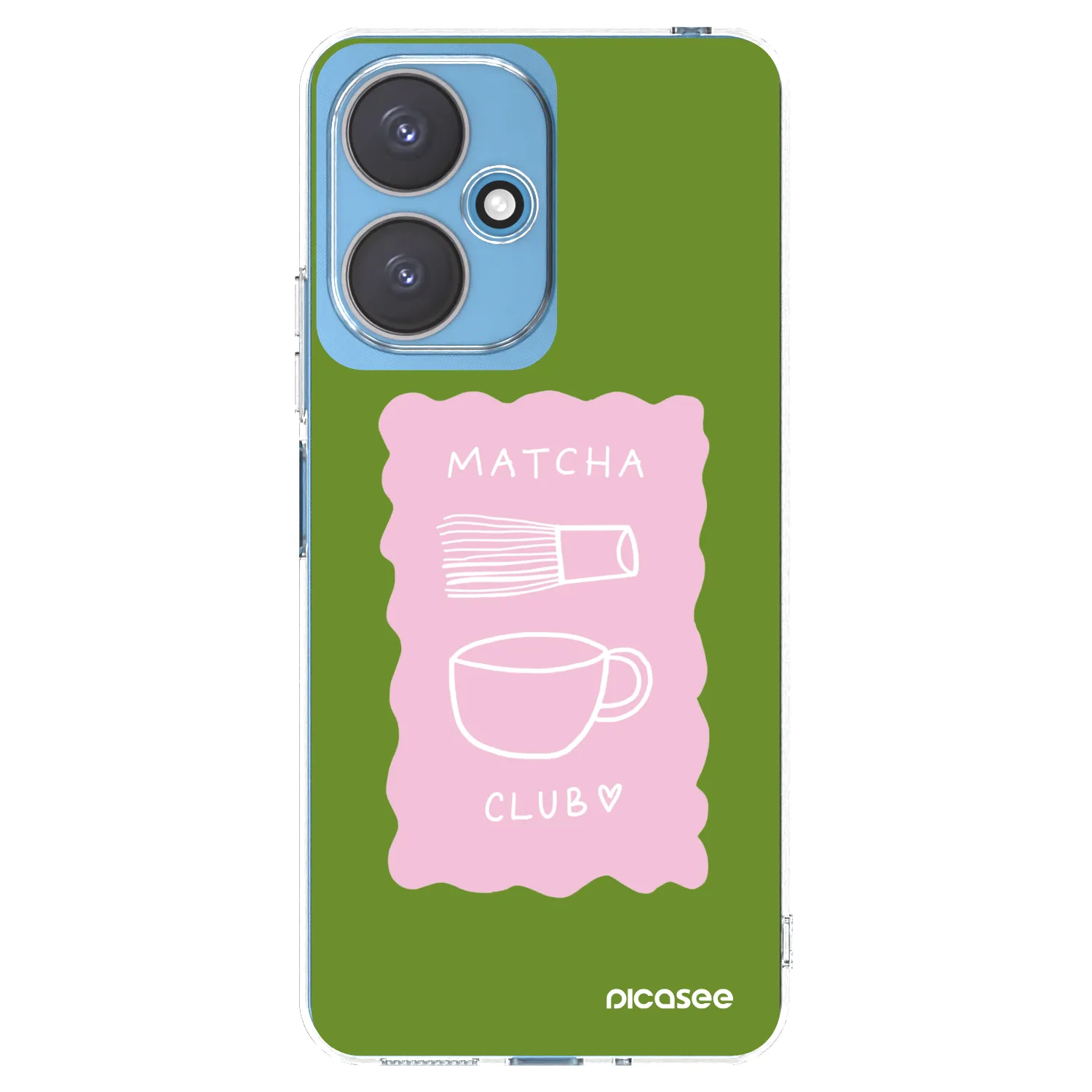 Picasee silikónový prehľadný obal pre Xiaomi Redmi 13C 5G - Matcha club