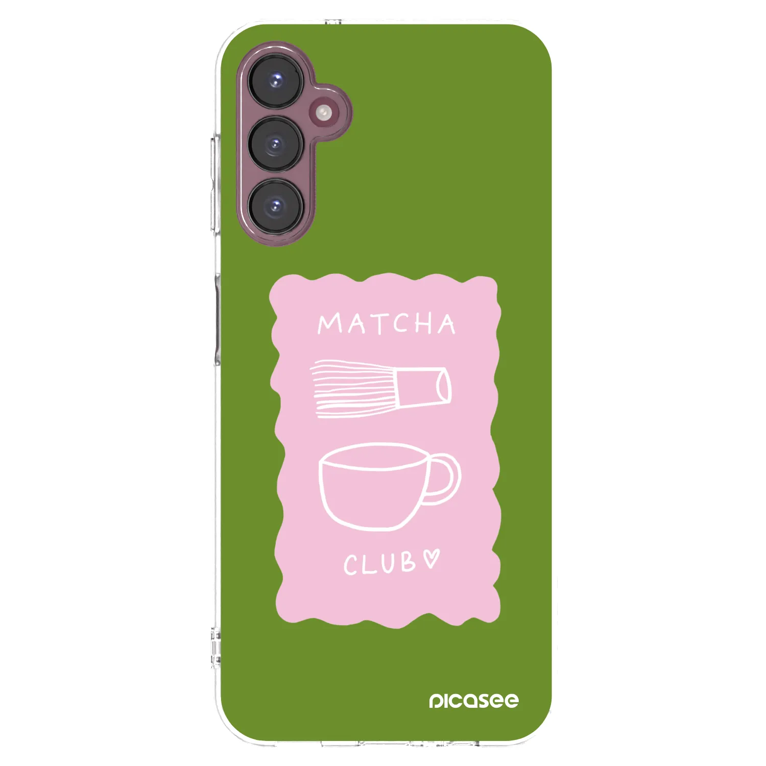 Picasee silikónový prehľadný obal pre Samsung Galaxy A05s A057G - Matcha club