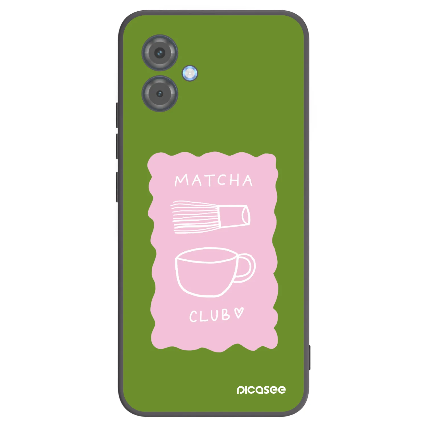 Picasee silikónový čierny obal pre Motorola Moto G14 - Matcha club