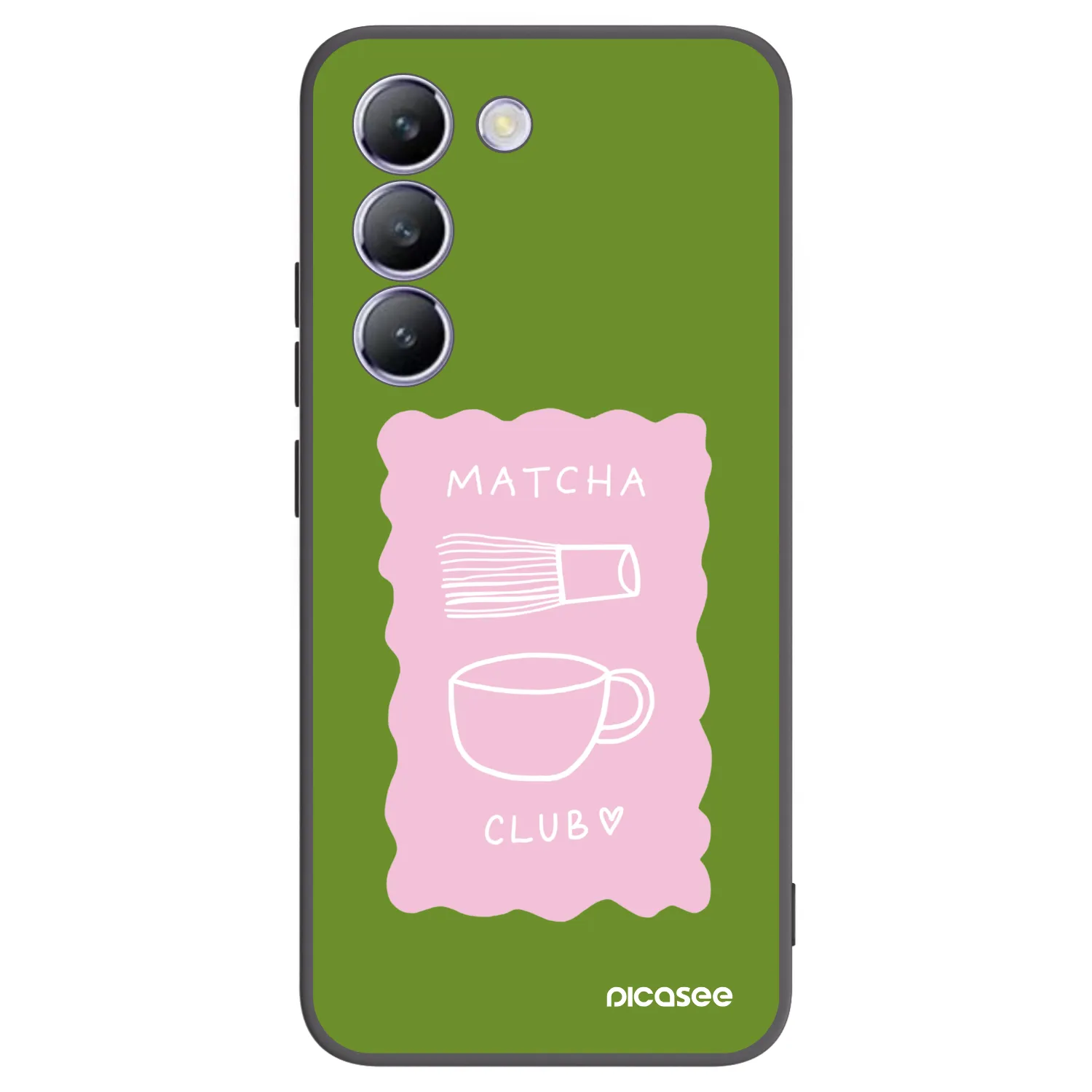 Picasee silikónový čierny obal pre Vivo V40 SE 5G - Matcha club