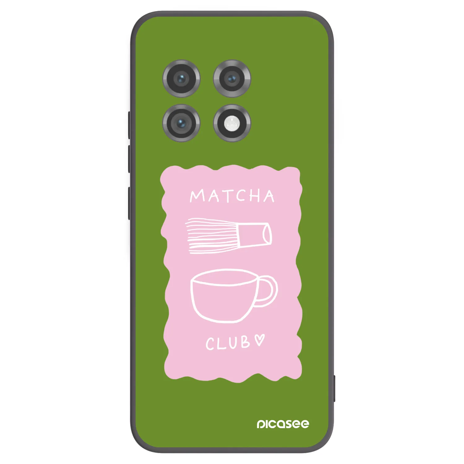 Picasee silikónový čierny obal pre OnePlus 11 5G - Matcha club