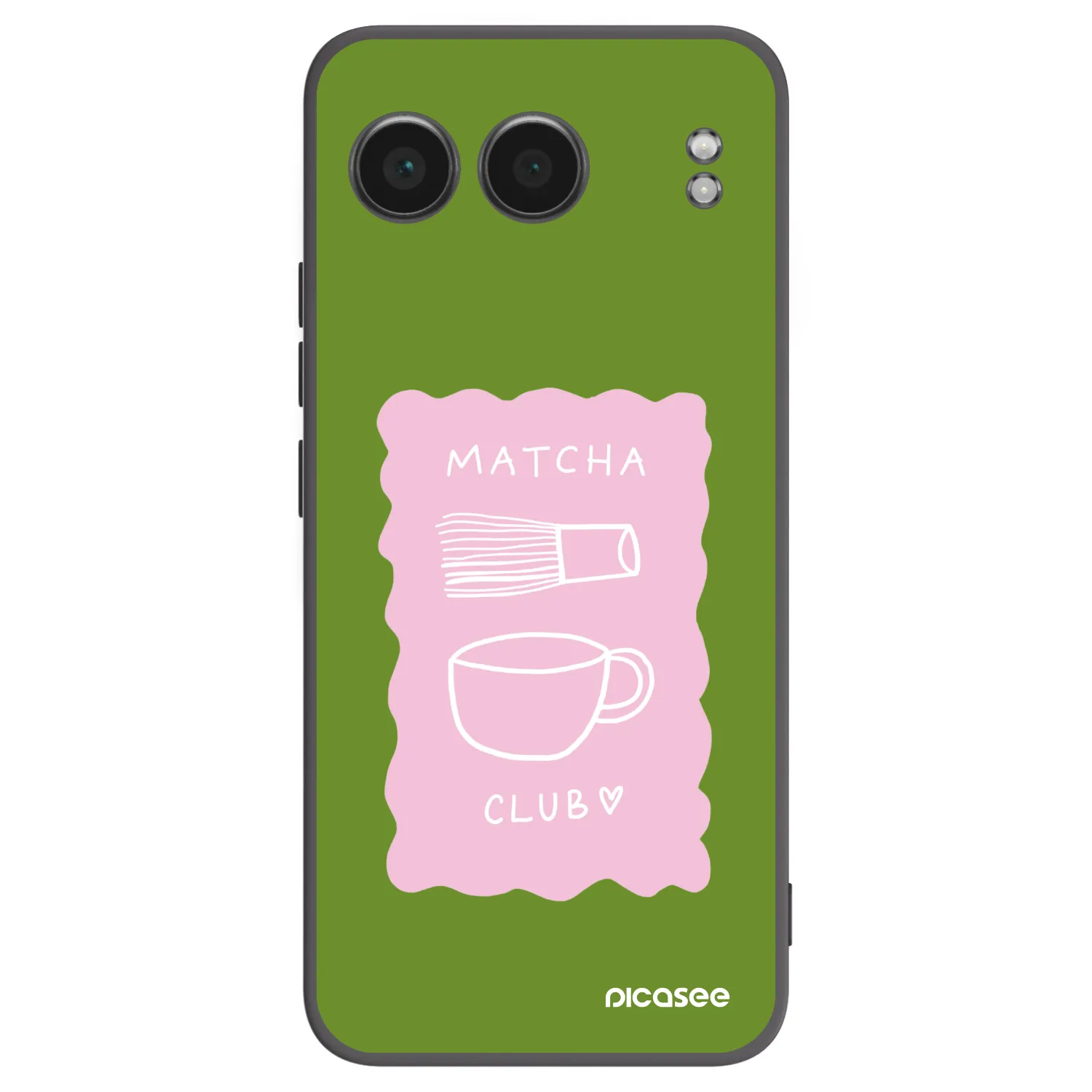 Picasee silikónový čierny obal pre OnePlus Nord 4 - Matcha club