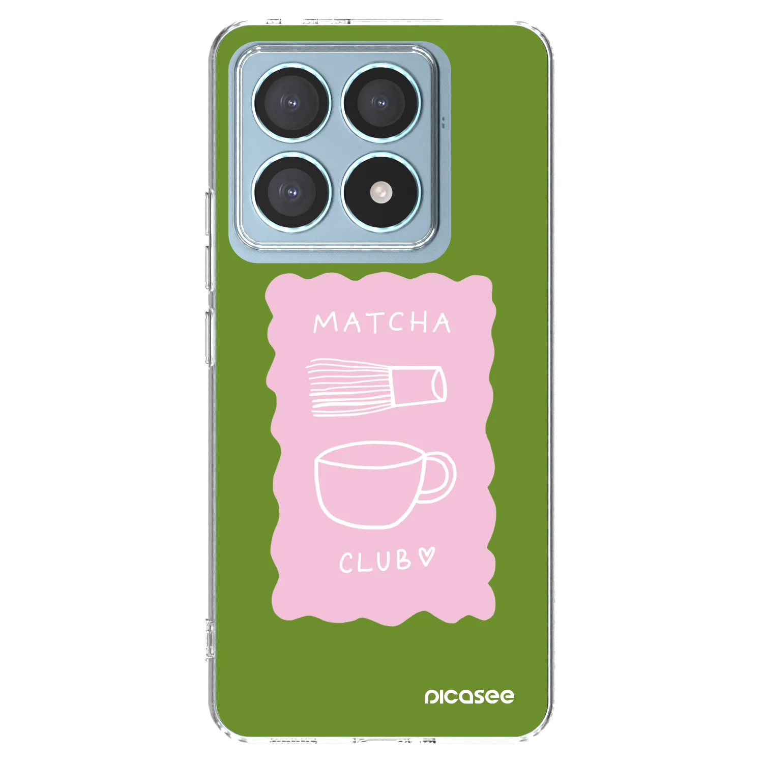 Picasee silikónový prehľadný obal pre Xiaomi 14T Pro - Matcha club