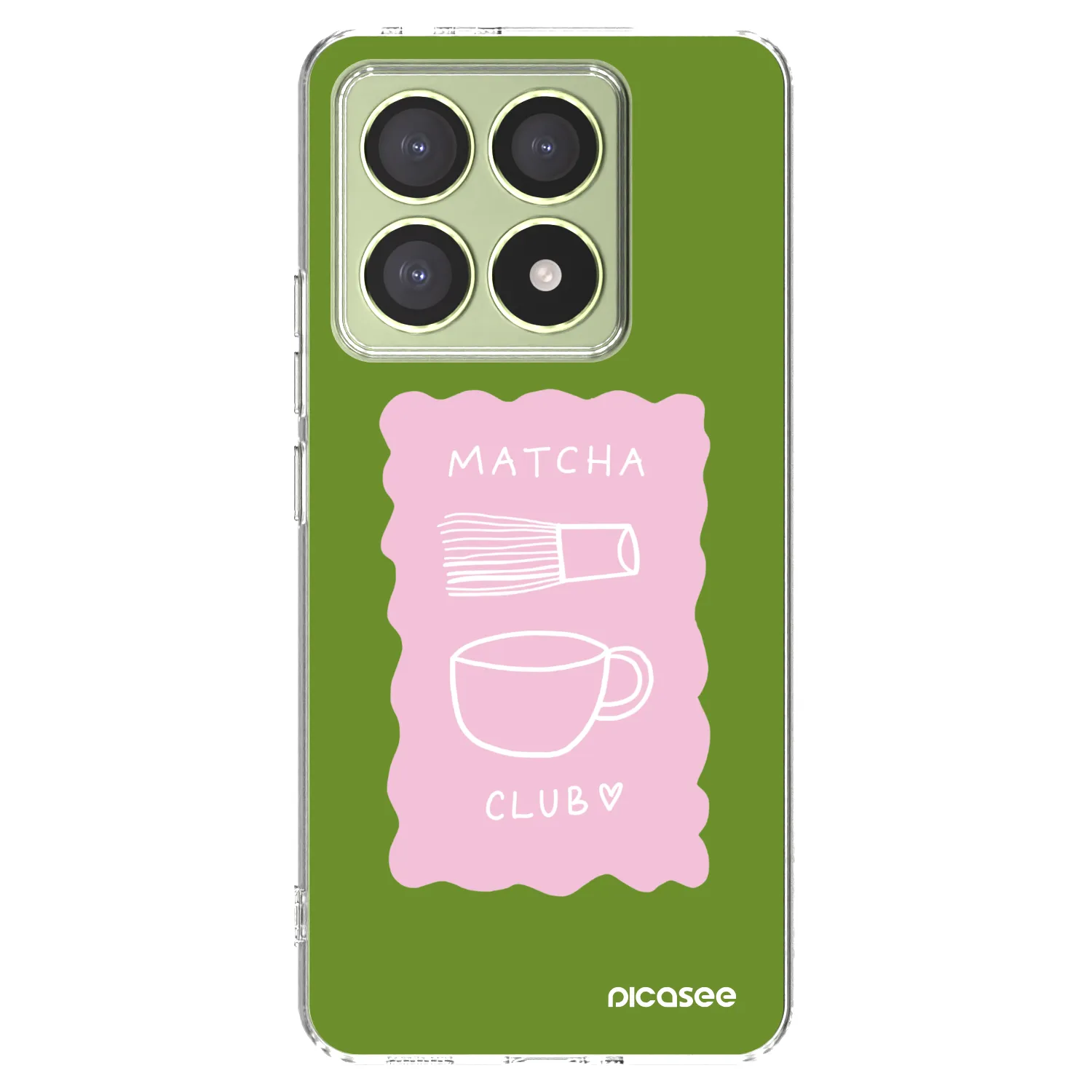 Picasee silikónový prehľadný obal pre Xiaomi 14T - Matcha club