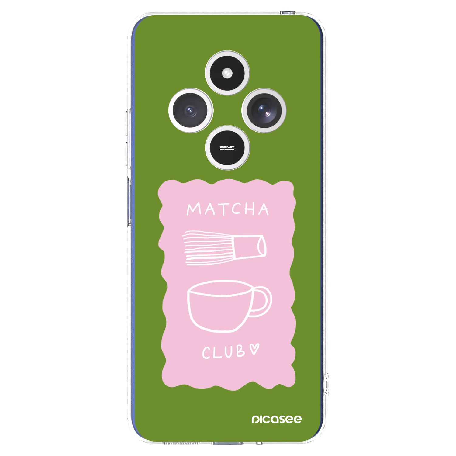 Picasee silikónový prehľadný obal pre Xiaomi Redmi 14C - Matcha club
