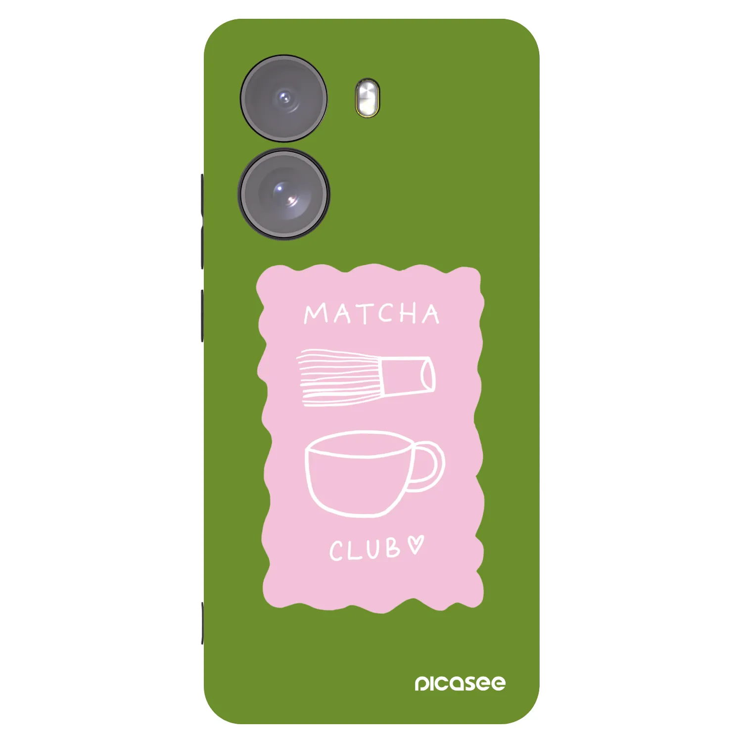 Picasee silikónový čierny obal pre Xiaomi Poco X7 - Matcha club