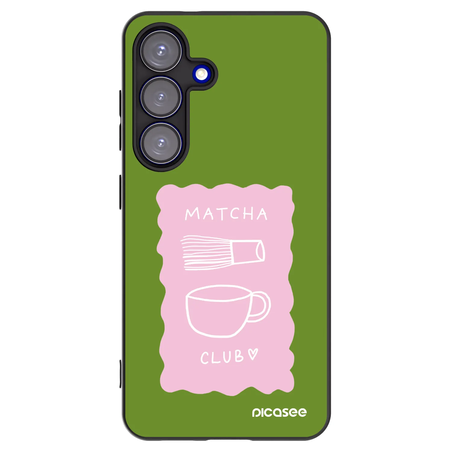 Picasee silikónový čierny obal pre Samsung Galaxy S25 5G - Matcha club