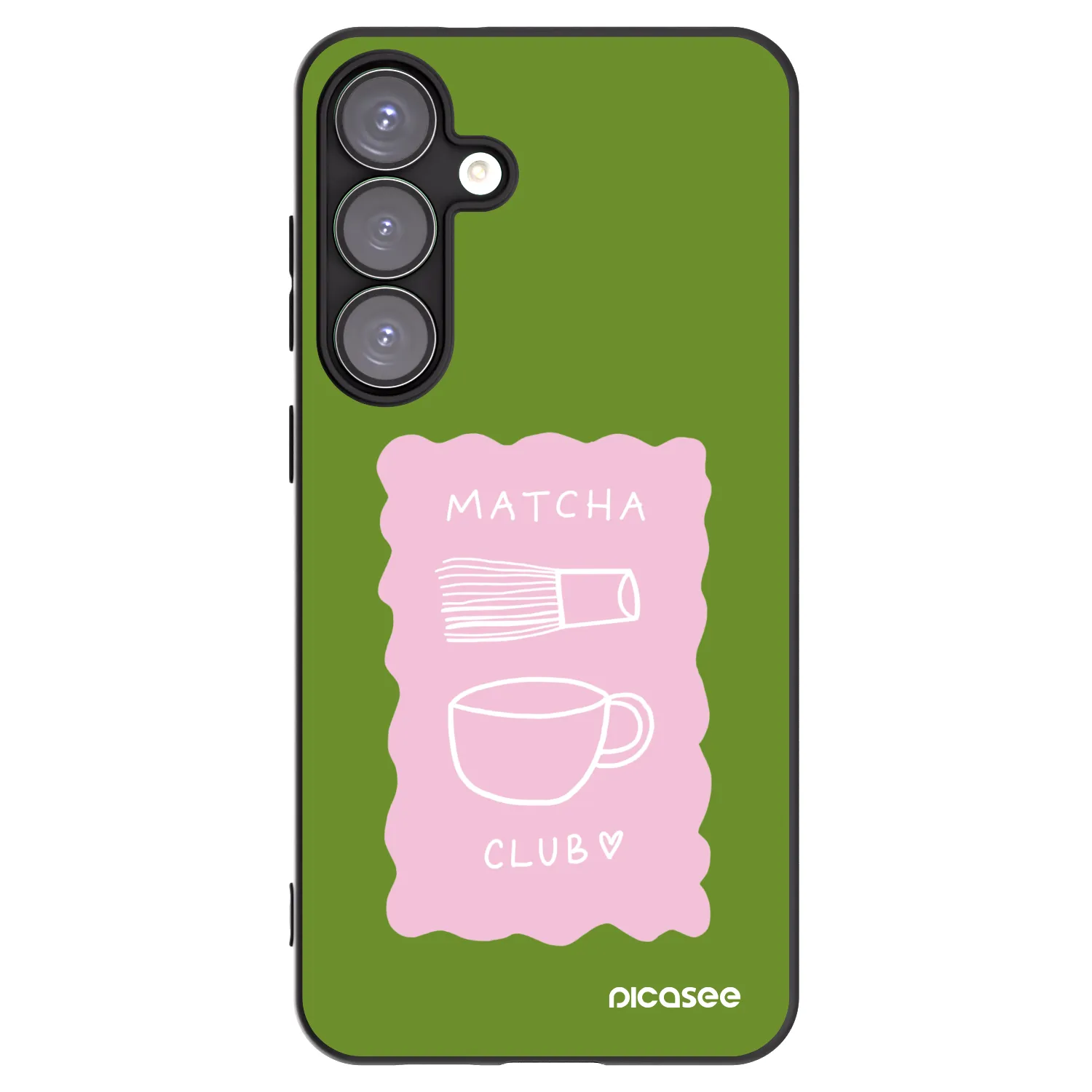 Picasee silikónový čierny obal pre Samsung Galaxy S25+ 5G - Matcha club