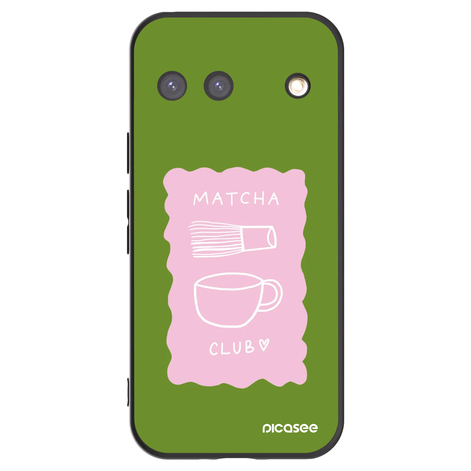 Picasee silikónový čierny obal pre Google Pixel 9 - Matcha club