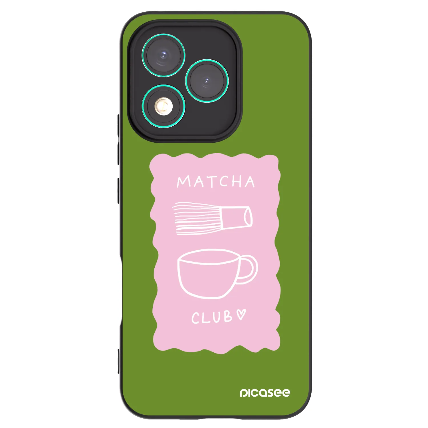 Picasee silikónový čierny obal pre Honor 400 Lite 5G - Matcha club