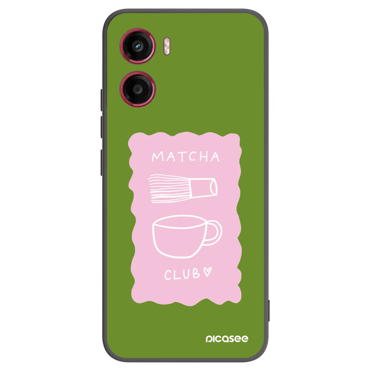 Picasee silikónový čierny obal pre Motorola Moto G05 - Matcha club