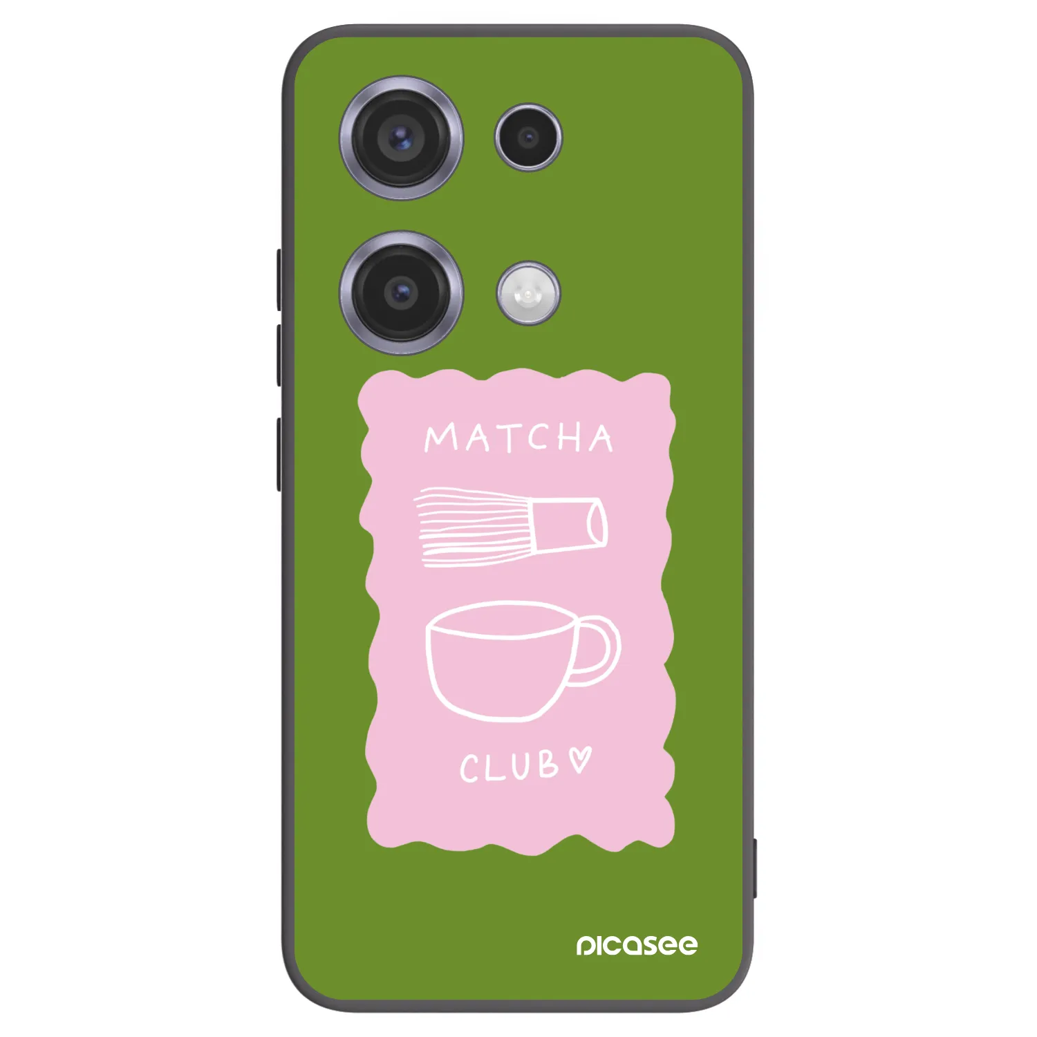Picasee silikónový čierny obal pre Xiaomi Redmi Note 14S - Matcha club