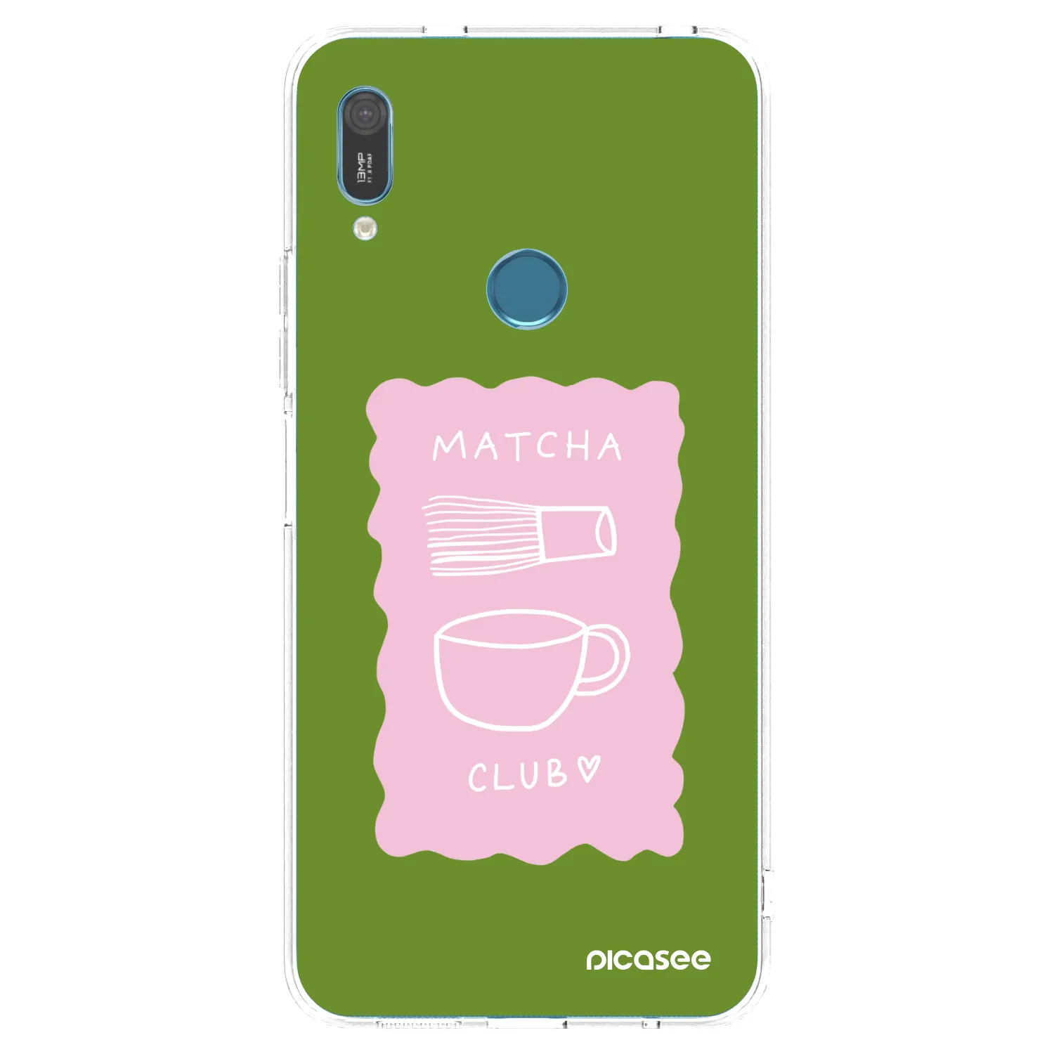 Picasee silikónový prehľadný obal pre Huawei Y6 2019 - Matcha club