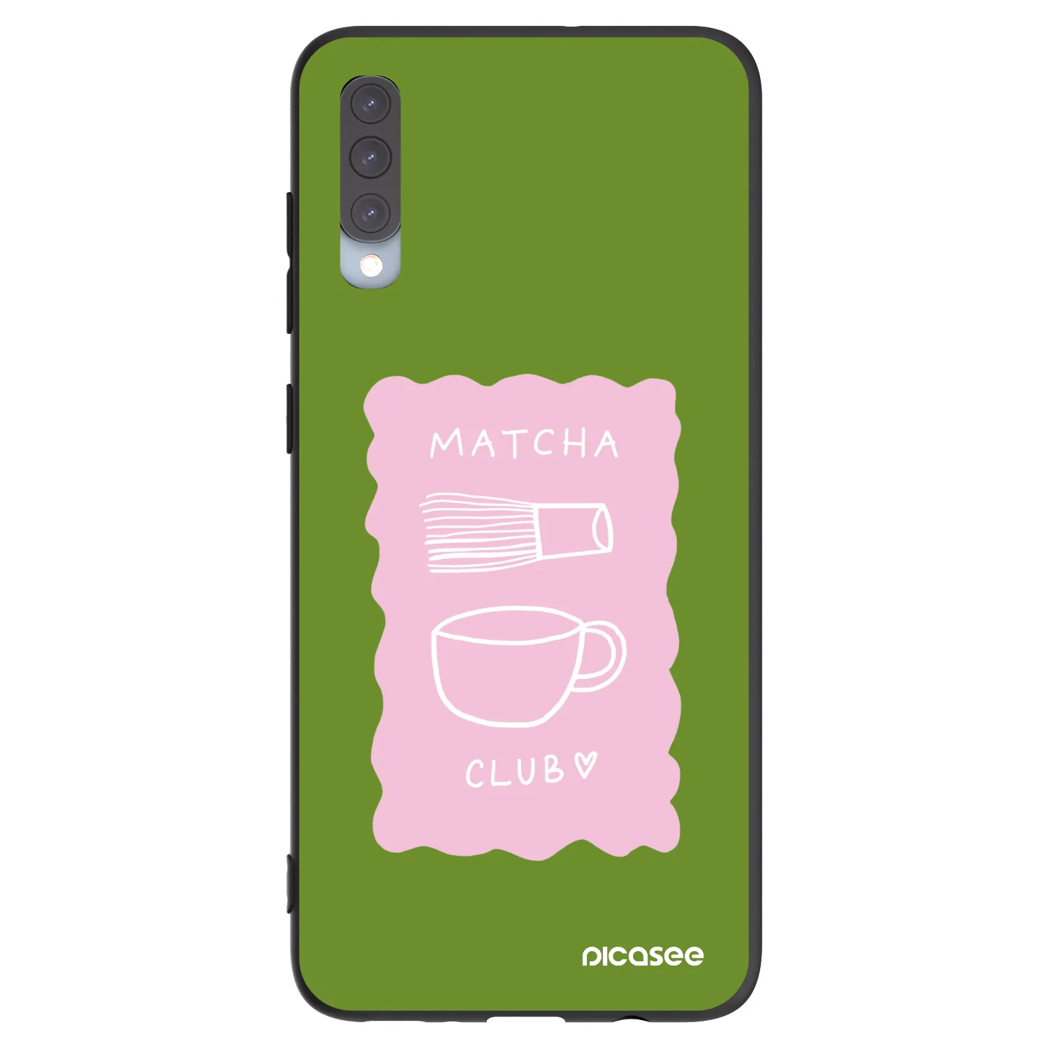 Picasee silikónový čierny obal pre Samsung Galaxy A70 A705F - Matcha club