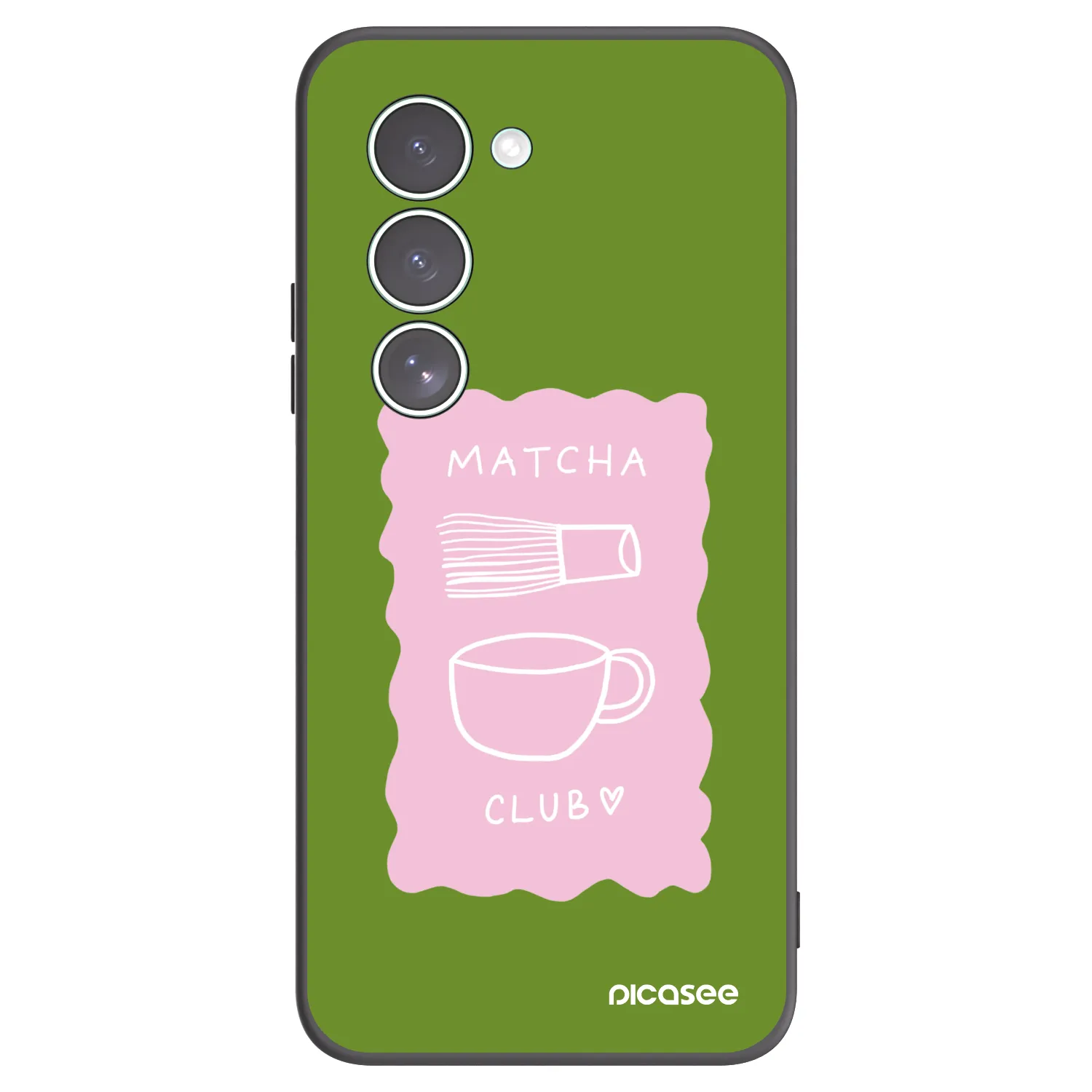 Picasee silikónový čierny obal pre Xiaomi Redmi 15 5G - Matcha club