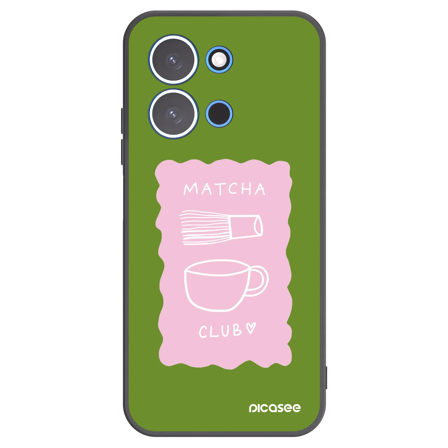 Picasee silikónový čierny obal pre Xiaomi Redmi 15C 4G - Matcha club