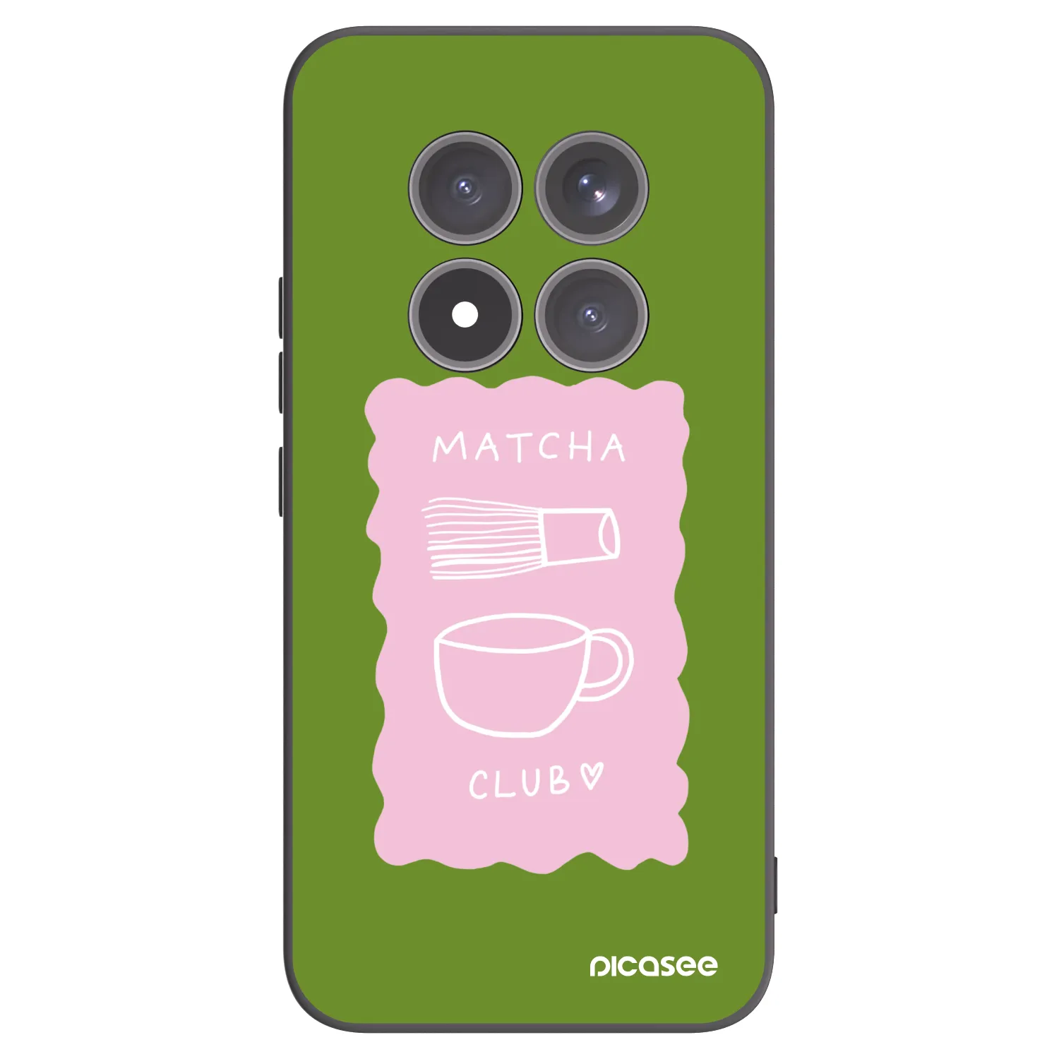Picasee silikónový čierny obal pre Xiaomi Redmi Note 15 Pro+ - Matcha club