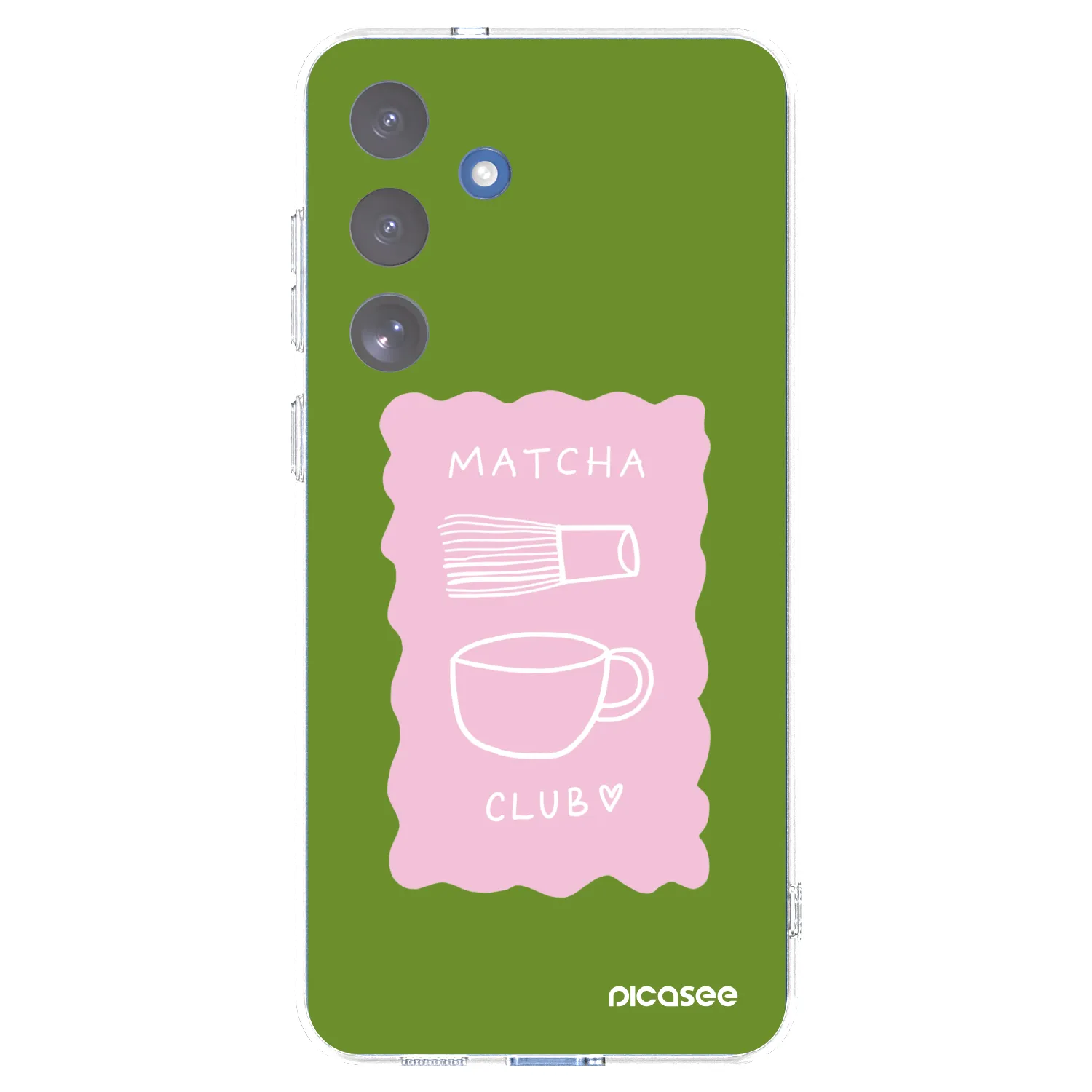 Picasee silikónový prehľadný obal pre Samsung Galaxy S25 FE 5G - Matcha club