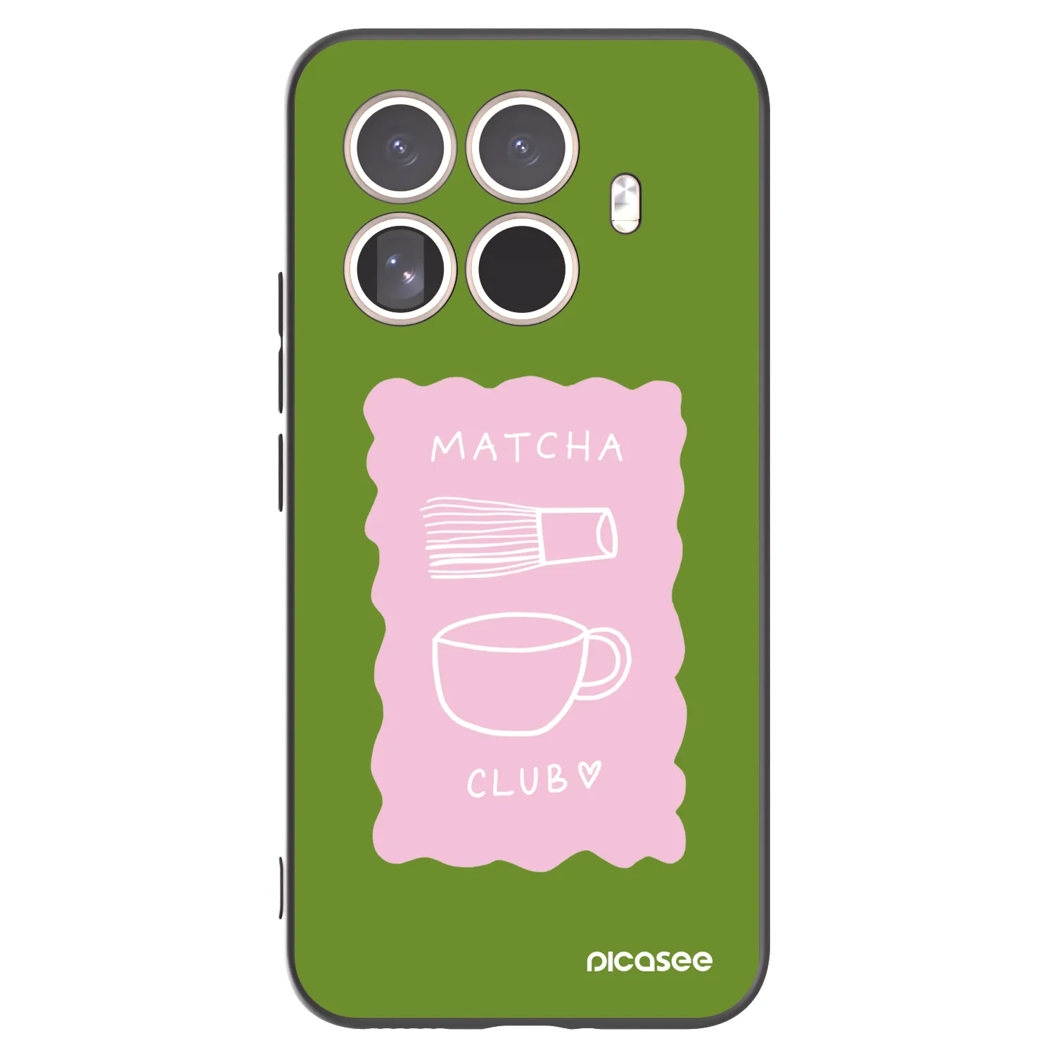 Picasee silikónový čierny obal pre Xiaomi 15T Pro - Matcha club