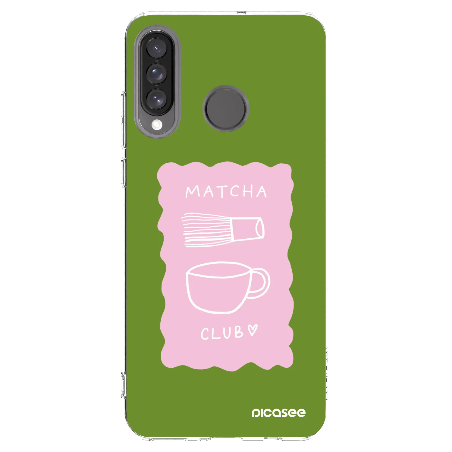 Picasee silikónový prehľadný obal pre Huawei P30 Lite - Matcha club