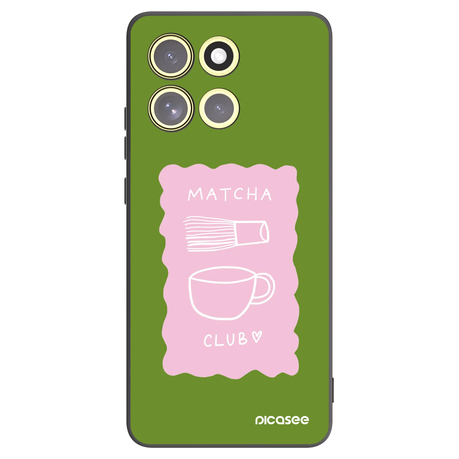 Picasee silikónový čierny obal pre Motorola Moto G86 Power 5G - Matcha club