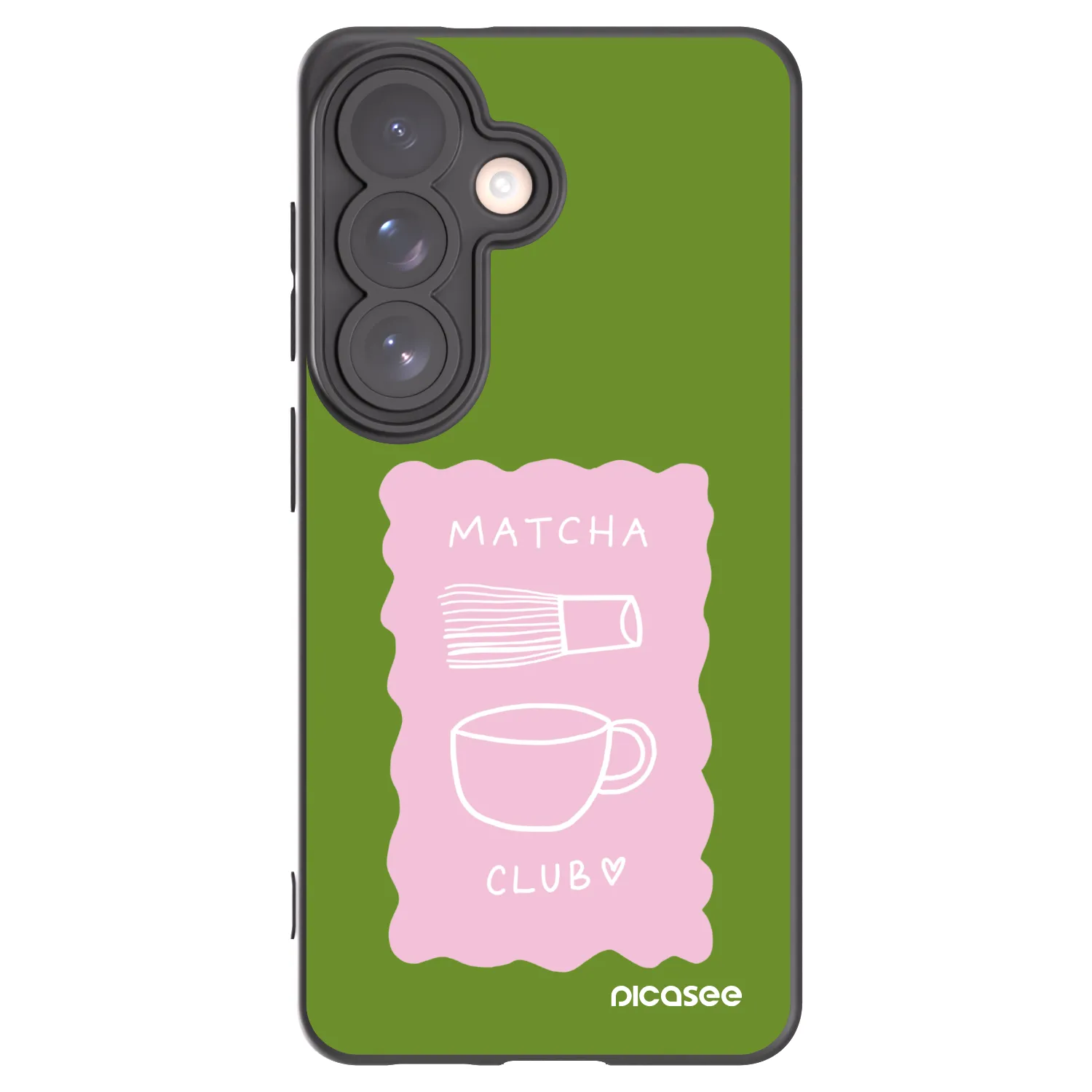 Picasee silikónový čierny obal pre Samsung Galaxy S26 - Matcha club