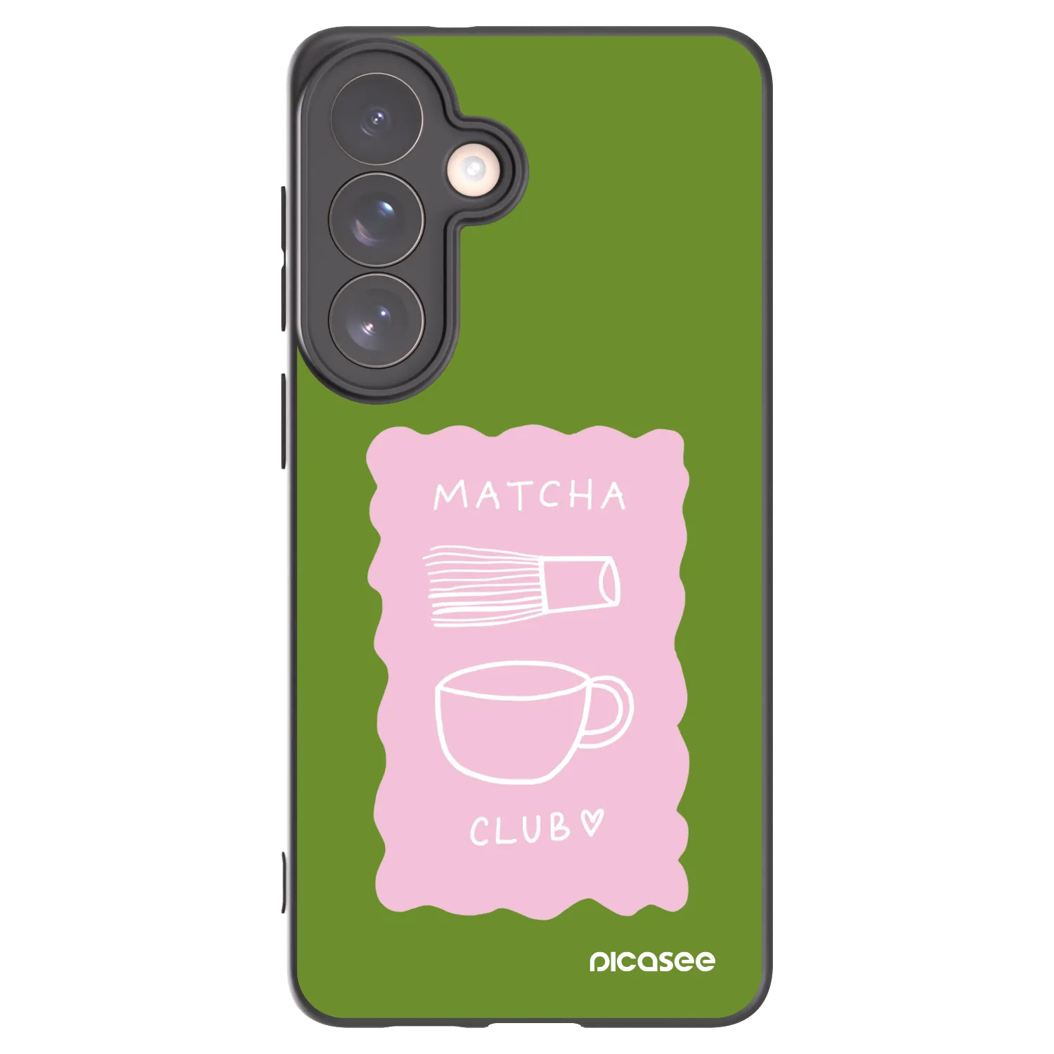 Picasee silikónový čierny obal pre Samsung Galaxy S26+ - Matcha club