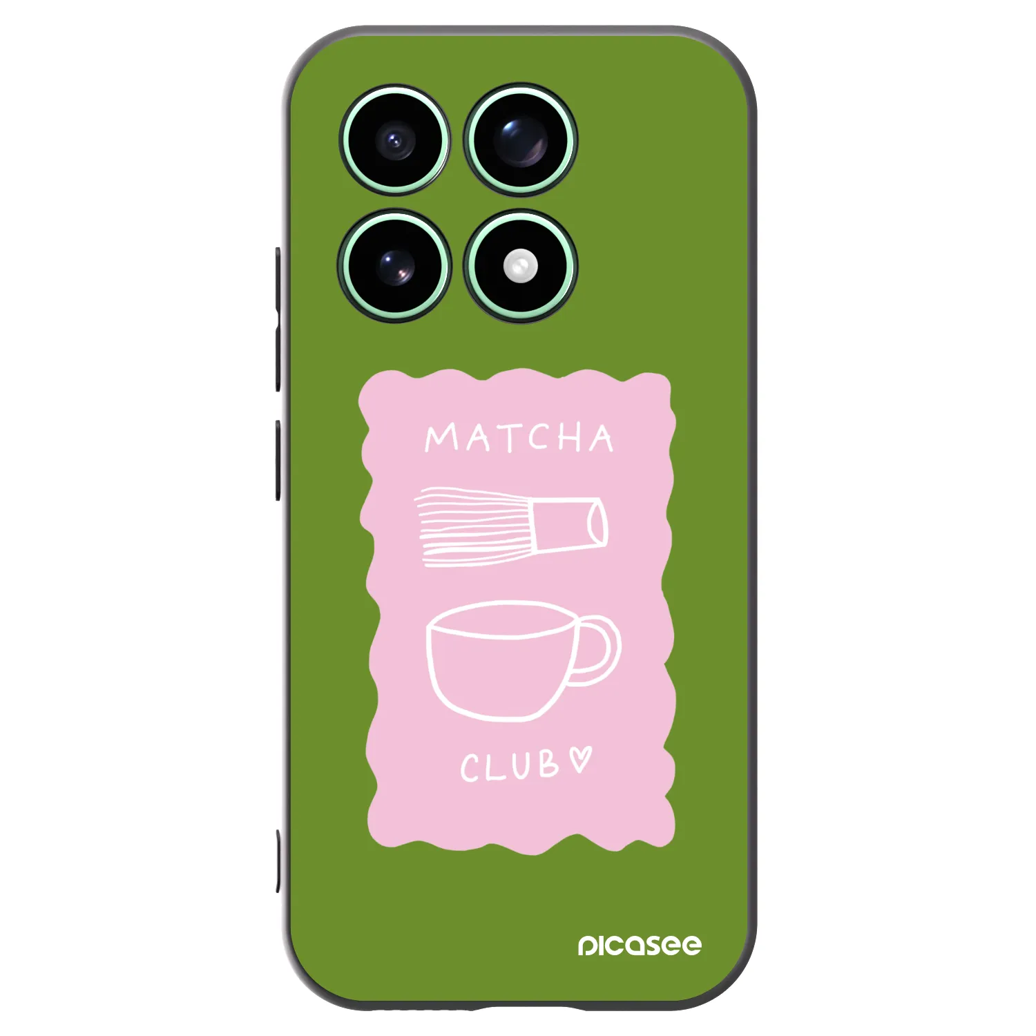 Picasee silikónový čierny obal pre Xiaomi 17 - Matcha club
