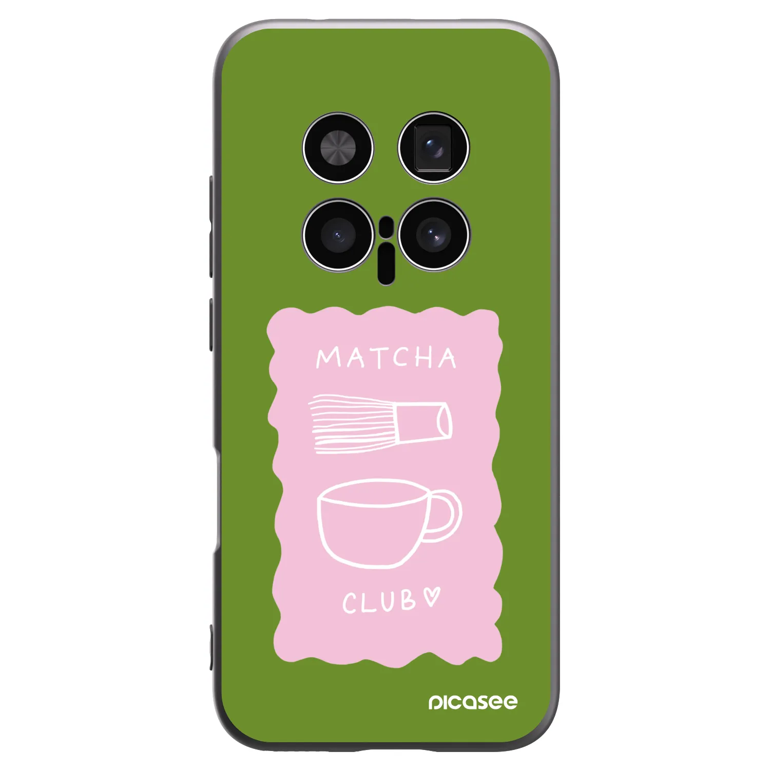 Picasee silikónový čierny obal pre Honor Magic8 Pro 5G - Matcha club