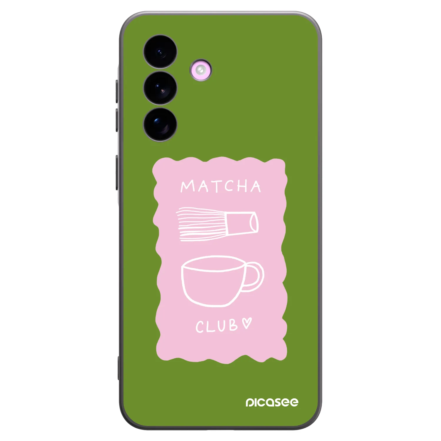 Picasee silikónový čierny obal pre Samsung Galaxy A57 5G - Matcha club