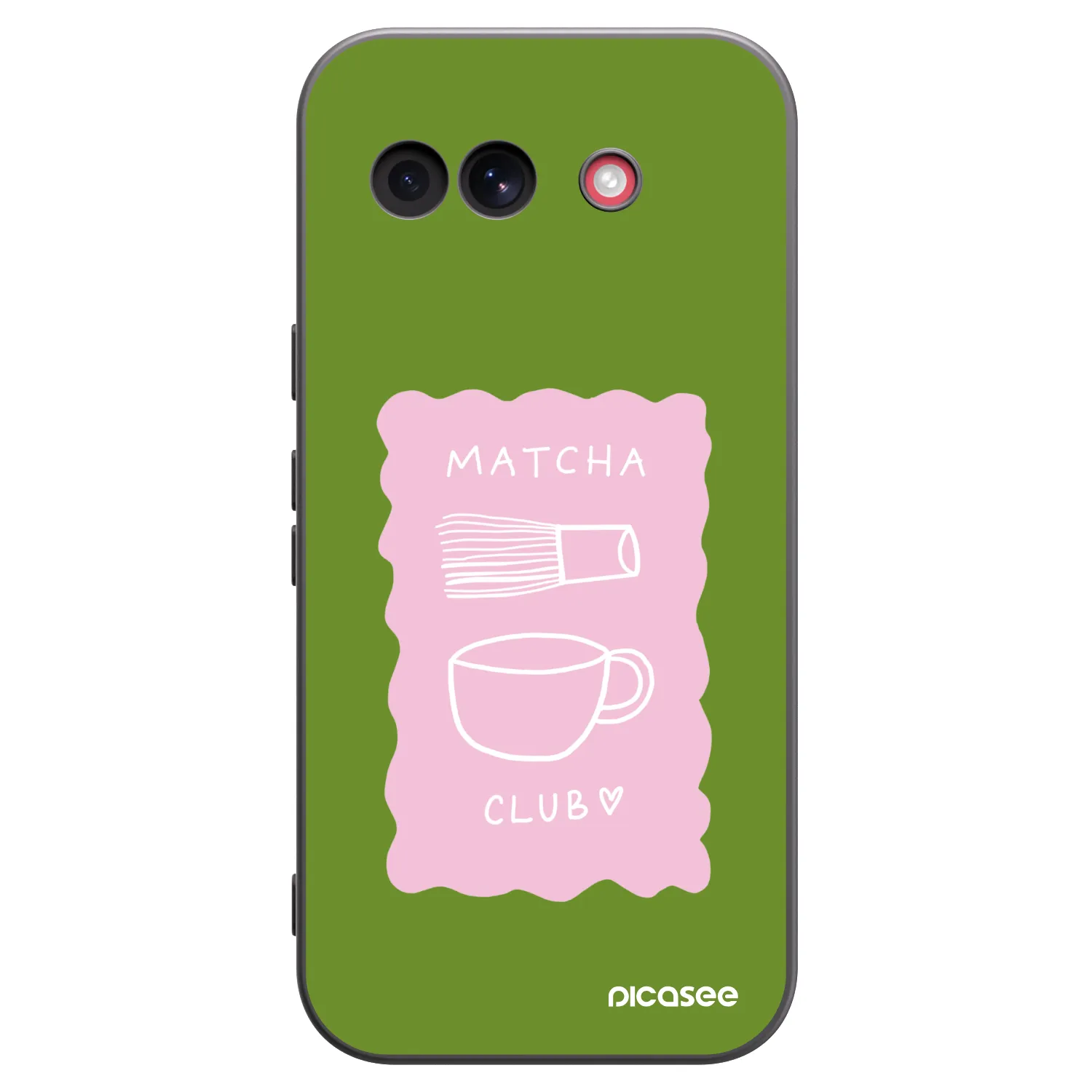 Picasee silikónový čierny obal pre Google Pixel 10a - Matcha club