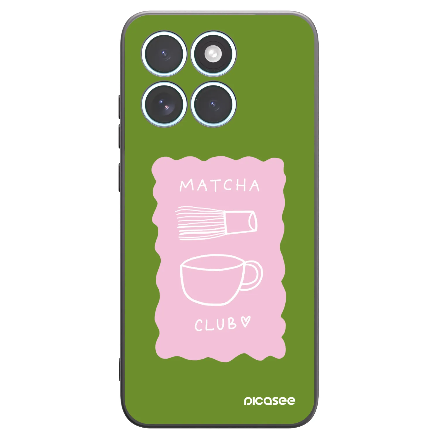 Picasee silikónový čierny obal pre Motorola Edge 70 Fusion - Matcha club