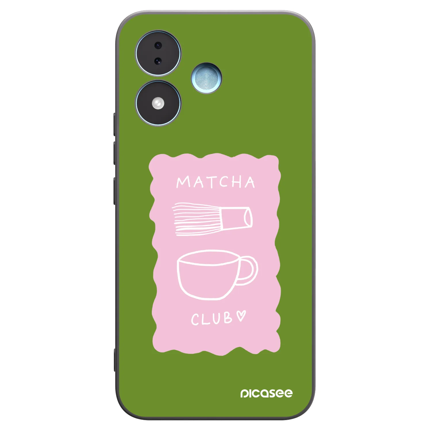 Picasee silikónový čierny obal pre Xiaomi Redmi Note 17 5G - Matcha club