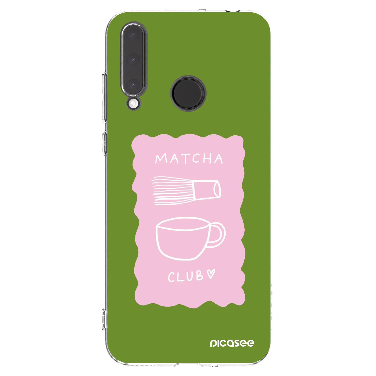 Picasee silikónový prehľadný obal pre Honor 20 Lite - Matcha club
