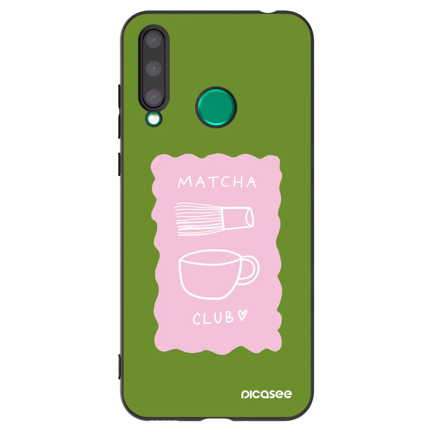 Picasee silikónový čierny obal pre Honor 20 Lite - Matcha club