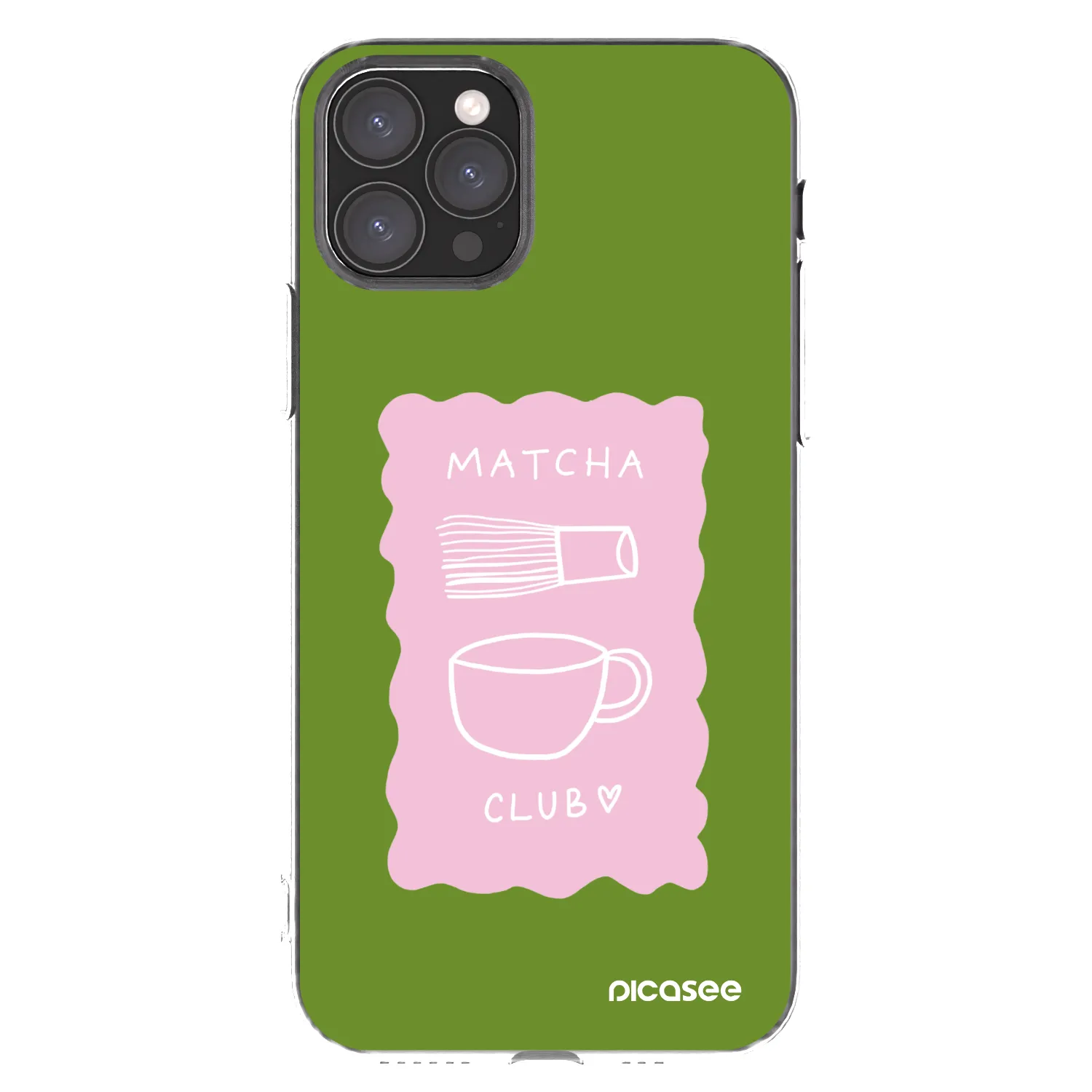 Picasee silikónový prehľadný obal pre Apple iPhone 11 Pro - Matcha club