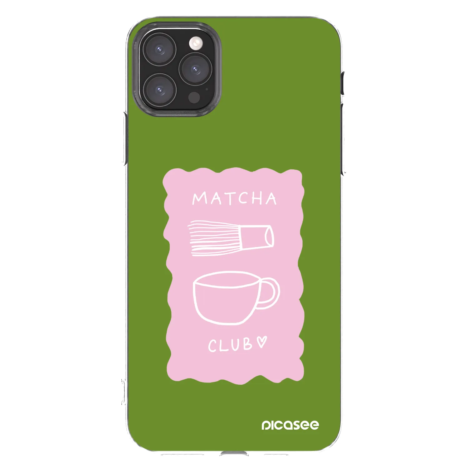 Picasee silikónový prehľadný obal pre Apple iPhone 11 Pro Max - Matcha club