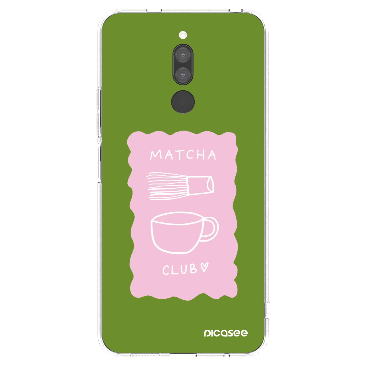 Picasee silikónový prehľadný obal pre Xiaomi Redmi 8 - Matcha club