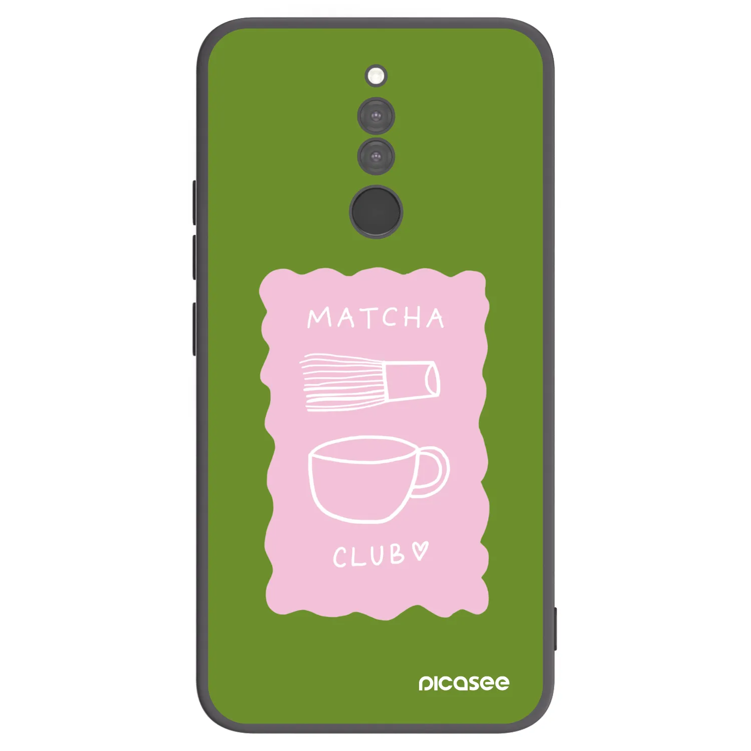 Picasee silikónový čierny obal pre Xiaomi Redmi 8 - Matcha club