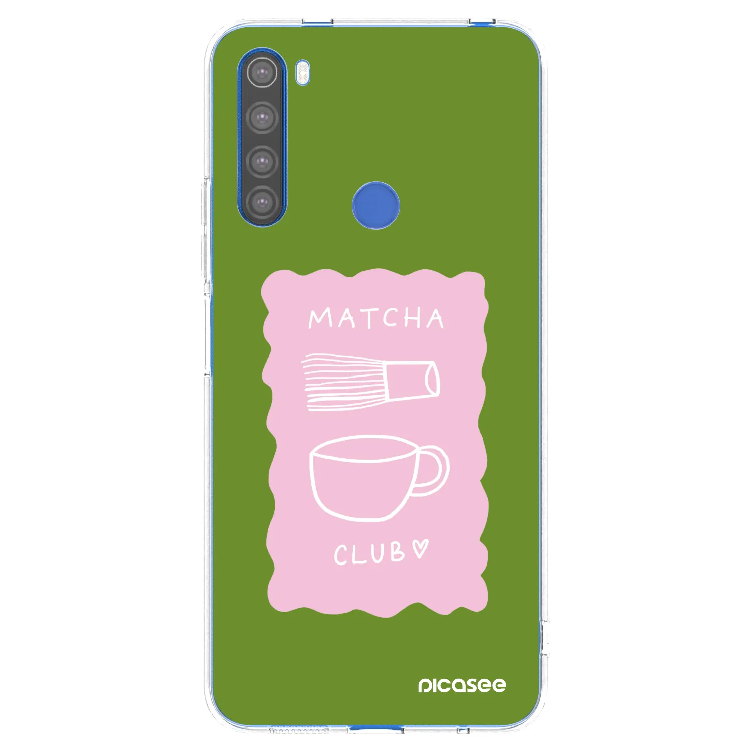 Picasee silikónový prehľadný obal pre Xiaomi Redmi Note 8T - Matcha club