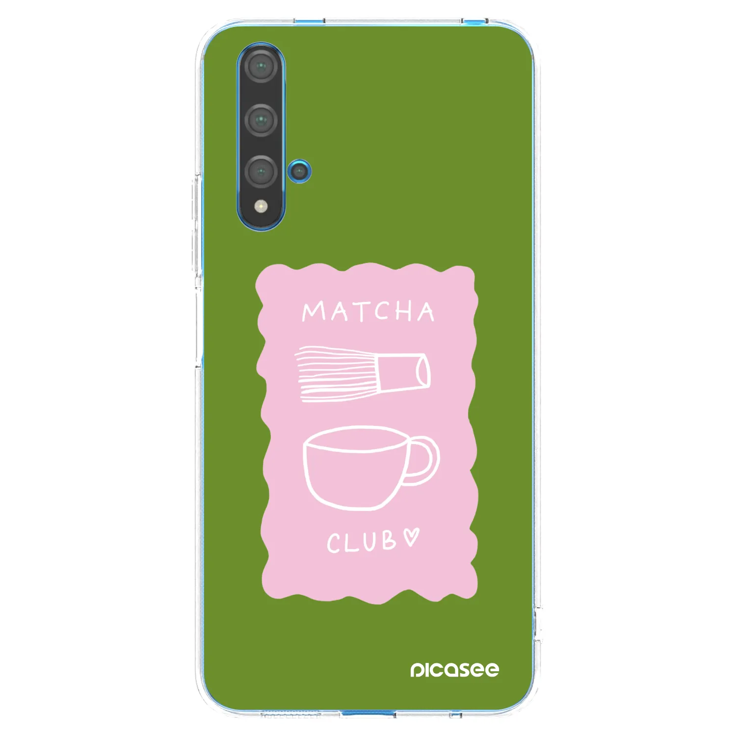 Picasee silikónový prehľadný obal pre Huawei Nova 5T - Matcha club