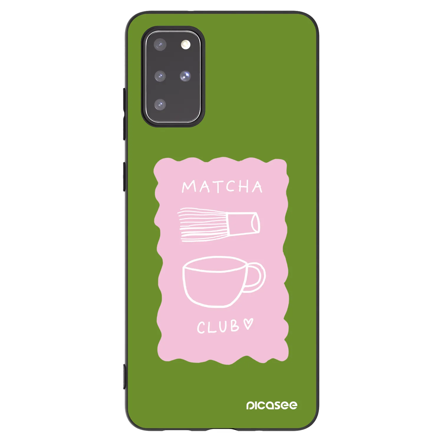 Picasee silikónový čierny obal pre Samsung Galaxy S20+ G985F - Matcha club