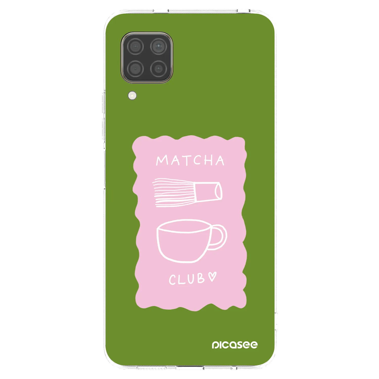 Picasee silikónový prehľadný obal pre Huawei P40 Lite - Matcha club