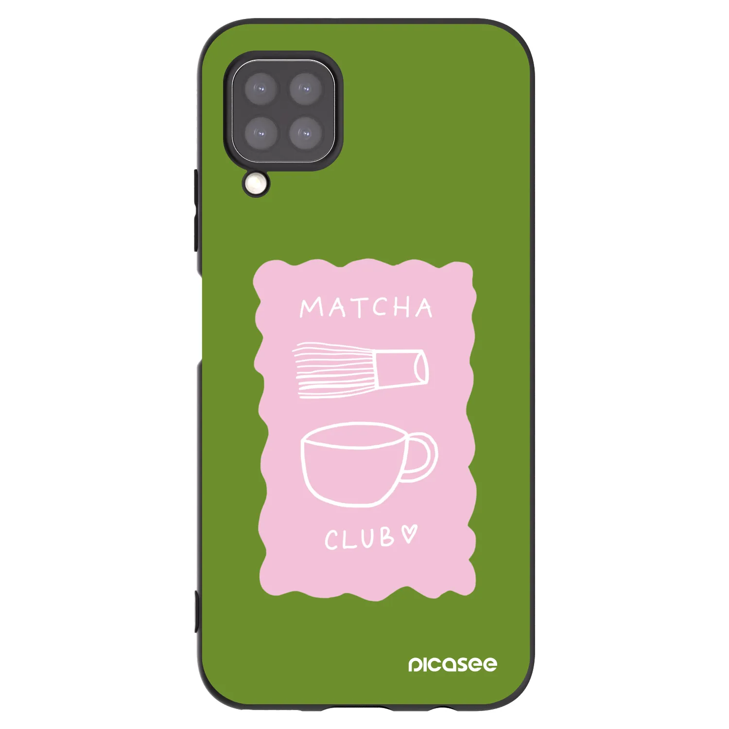 Picasee silikónový čierny obal pre Huawei P40 Lite - Matcha club