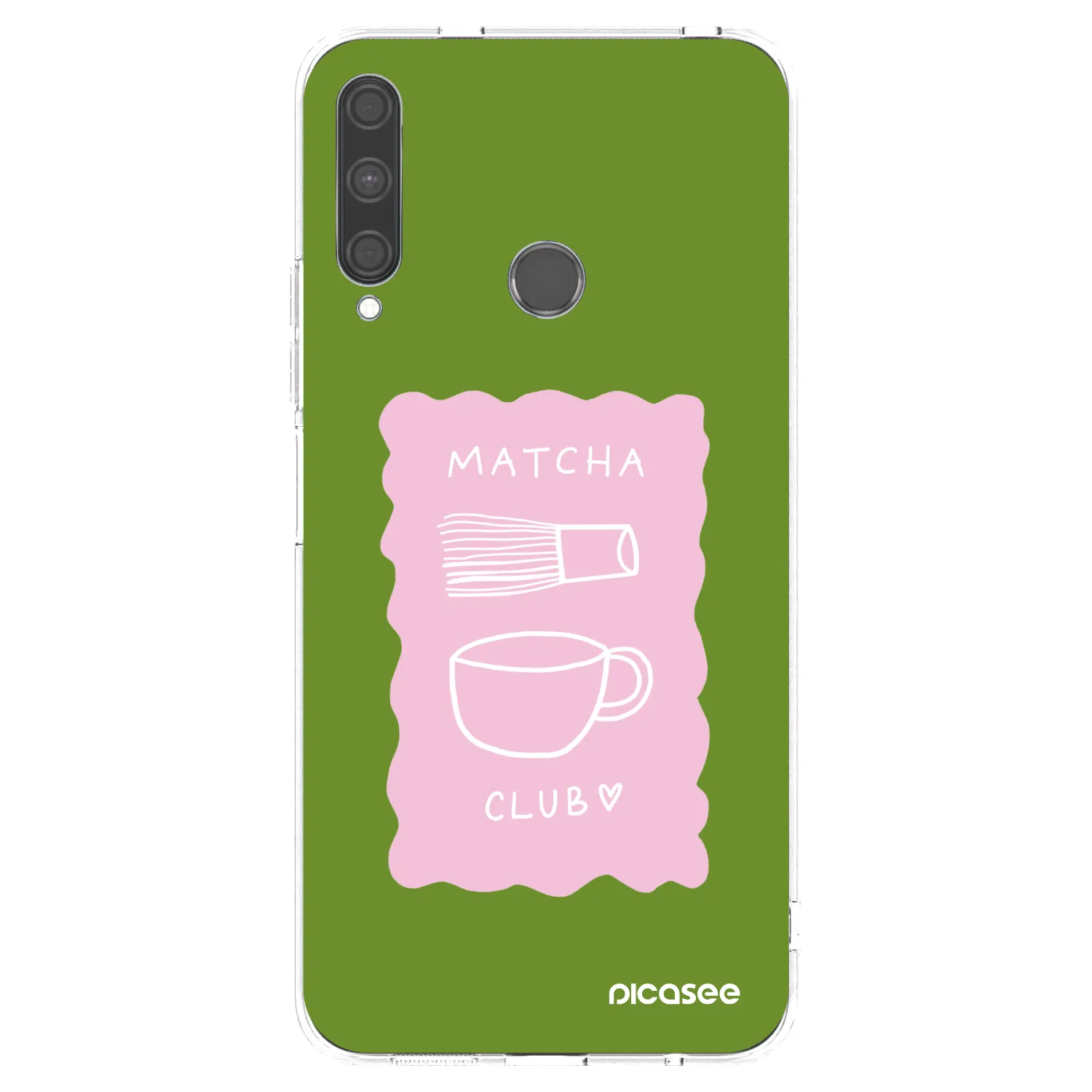 Picasee silikónový prehľadný obal pre Huawei P40 Lite E - Matcha club