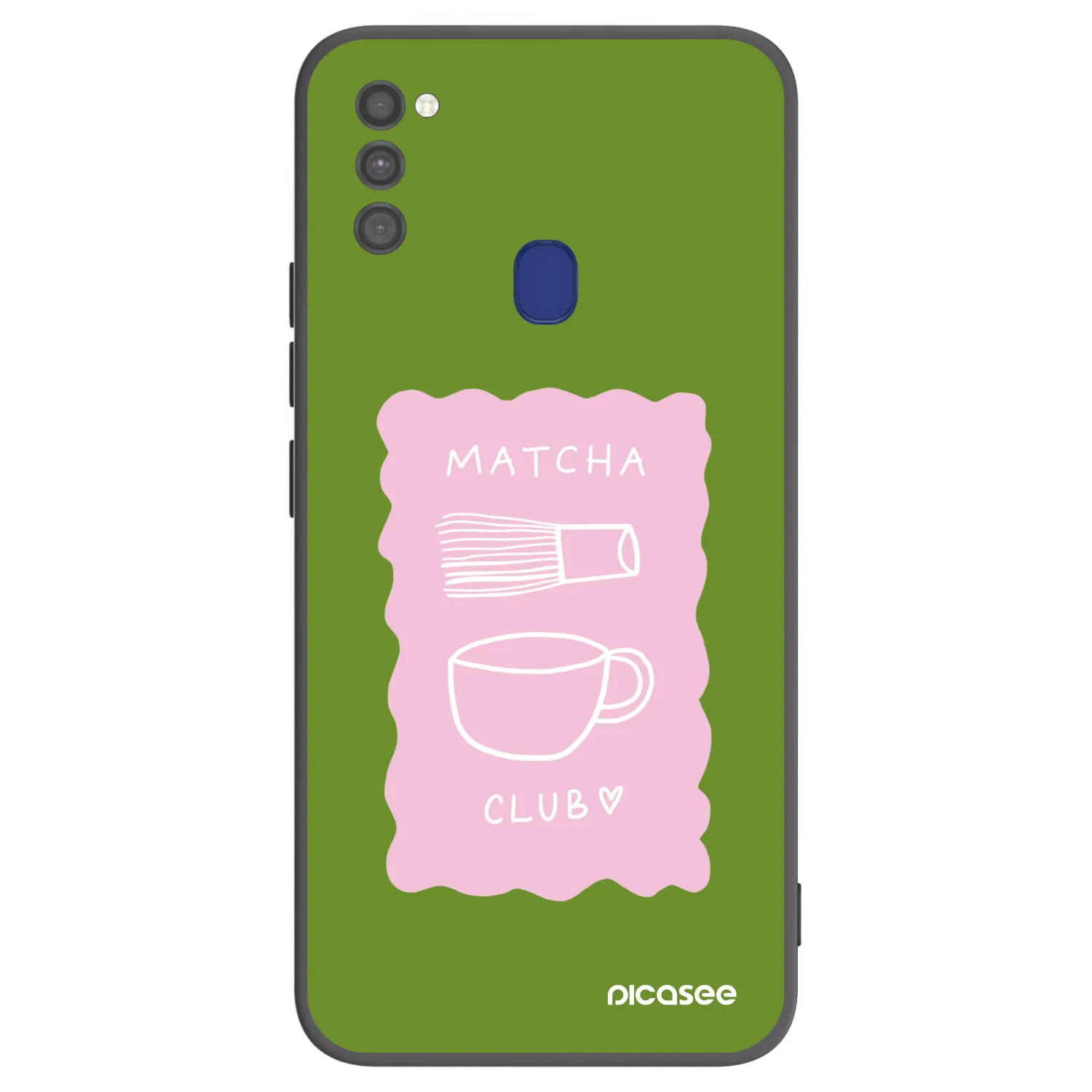 Picasee silikónový čierny obal pre Samsung Galaxy M21 M215F - Matcha club