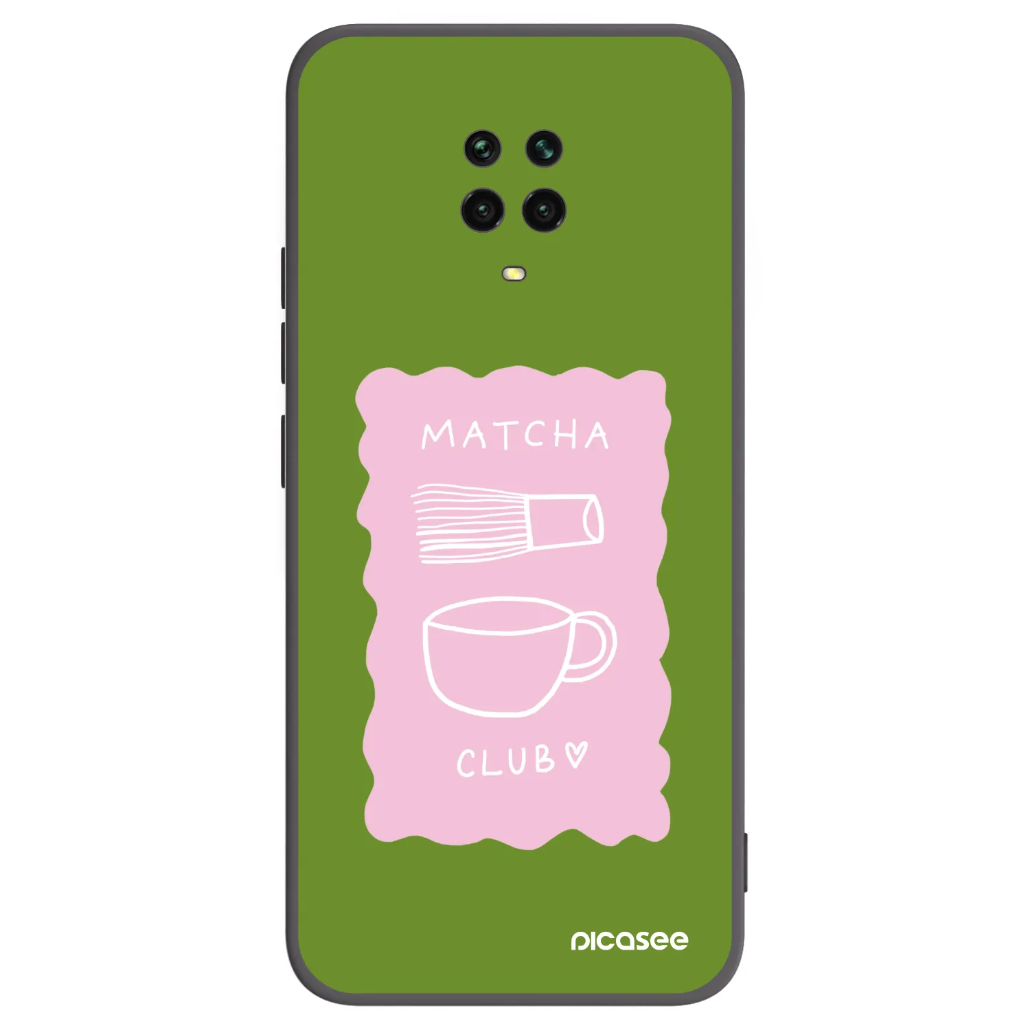Picasee silikónový čierny obal pre Xiaomi Redmi Note 9S - Matcha club