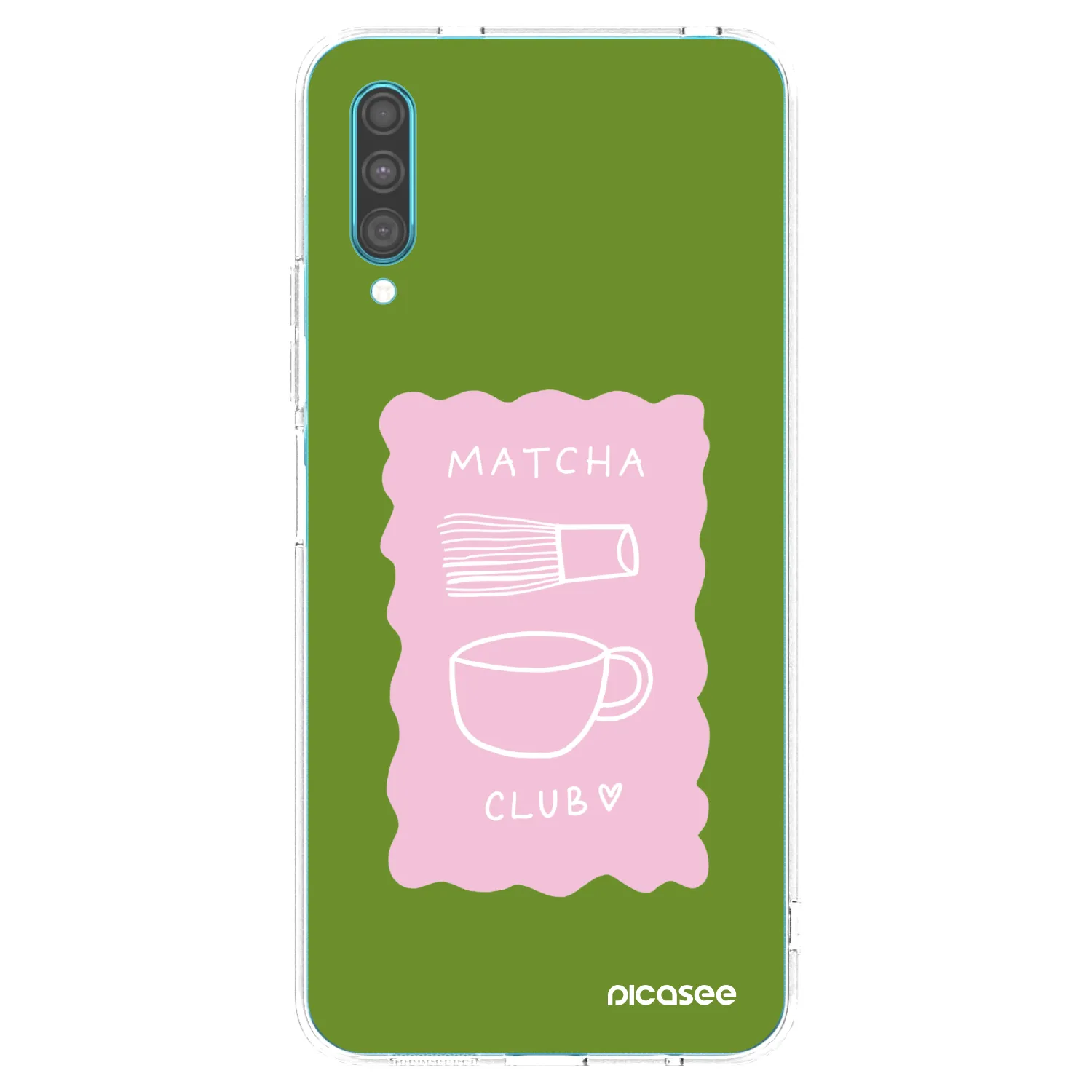 Picasee silikónový prehľadný obal pre Samsung Galaxy A30s A307F - Matcha club