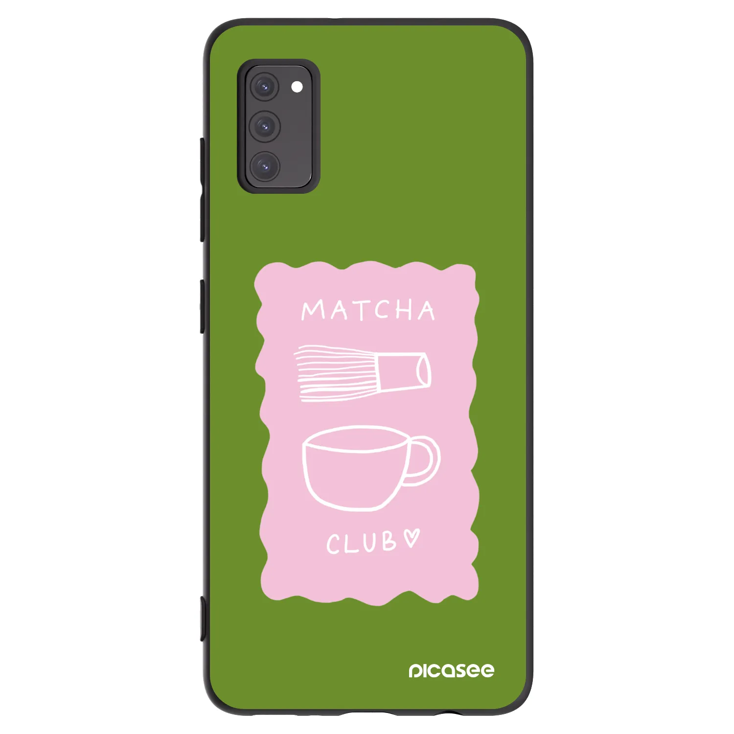 Picasee silikónový čierny obal pre Samsung Galaxy A41 A415F - Matcha club